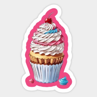 Cupcake Sticker